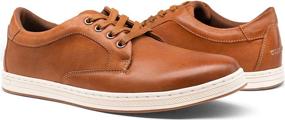 img 2 attached to Jousen Sneakers Leather Classic 65996Old Men's Shoes