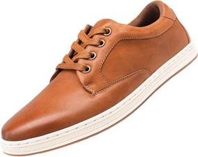 img 4 attached to Jousen Sneakers Leather Classic 65996Old Men's Shoes