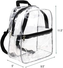 img 2 attached to Approved Backpack Cold Resistant Transparent Security