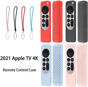 img 3 attached to Silicone Case For 2021 Apple TV 4K/ HD 4Th Generation &Amp