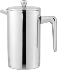 img 1 attached to ☕ Cuisinox Двойная стенка Френч-пресс из нержавеющей стали - вместимость 800 мл.