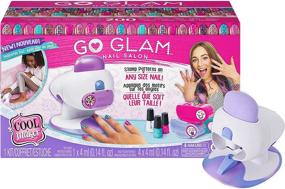 img 4 attached to Cool Maker GO Glam Nail Stamper Deluxe Salon with Manicure and Pedicure Dryer, 3 Bonus Patterns, 2 Bonus Nail Polishes - Amazon Exclusive