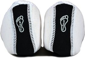 img 2 attached to 🩴 NuFoot Ballet Flats: Flexible Slipper Socks for Women - White