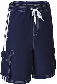 img 1 attached to 🩳 Akula Quick Drying Beach Shorts Boys' Swimwear and Clothing