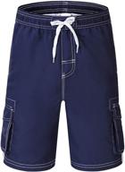 🩳 akula quick drying beach shorts boys' swimwear and clothing logo