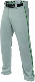 img 1 attached to Easton Mako 2 Youth Piped Pants - Grey/Green