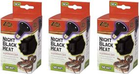 img 2 attached to 🔥 Enhance Reptile Environments with Zilla 3-Pack Reptile Night Heat Lamps, 50 Watts