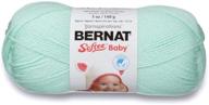 пряжа bernat softee baby - 5 унций, легкая нить 3, в мятном цвете логотип