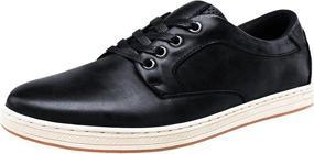 img 4 attached to 👴 Jousen Sneakers Leather Classic: Stylish and Comfortable Footwear for Senior Men