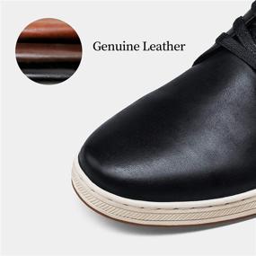 img 2 attached to 👴 Jousen Sneakers Leather Classic: Stylish and Comfortable Footwear for Senior Men