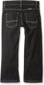 img 3 attached to Stay Ahead in Style with Wrangler Authentics Athletic Shadow Black Boys' Clothing
