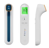 high accuracy non-contact infrared thermometer for adults, kids, and 🌡️ babies - fast reading forehead and body temperature measurement - licensed thermometer logo