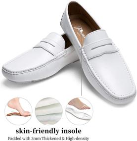 img 2 attached to 👞 Premium JOUSEN Loafers: Stylish Lightweight Men's Shoes for Casual & Driving