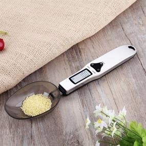 img 1 attached to 🥄 3T6B Kitchen Measuring Spoon Food Scale: Digital Multi-Function Spoon Scale, Weighs 0.1g to 500g, Units in g/oz/gn/ct (Includes 2 AAA Batteries)