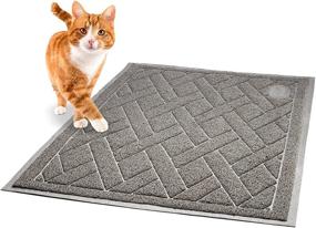 img 3 attached to 🐾 Pawkin Cat Litter Mat: Patented Design with Litter Lock Mesh for Clean and Tidy Floors