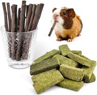 natural apple sticks timothy hay snacks for small animals - katumo bunny molar toys for hamsters, rabbits, chinchillas, guinea pigs, squirrels logo