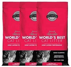 img 1 attached to World's Best Cat Litter Multiple Cat Clumping Formula (8 lbs), 3 Pack: Ultimate Convenience for Multi-Cat Households