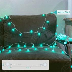 img 1 attached to 🌟 TESYKER 33 Ft 100 LEDs Led Fairy Lights for Bedroom - Remote Controlled Indoor String Lights for Party, Wedding - 16 Colors, Globe Design