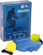 🎾 enhance your tennis skills with the tennis rebounder tennis trainer kit - perfect tennis training equipment for solo practice, beginners, and kids логотип