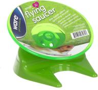 🐭 enhance your small pet's fitness with ware manufacturing flying saucer exercise wheel - 5-inch, colors may vary! logo