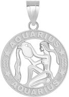 🌞 sleek sterling silver zodiac sun sign pendant: embrace your astrological style! logo