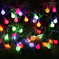 🎉 65 ft 200 led globe string lights with remote and 8 modes - waterproof multi-color fairy string lights for outdoor decor, indoor, garden, patio, party, wedding, christmas логотип