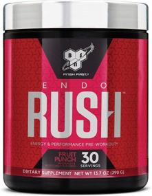 img 4 attached to 🔥 BSN Endorush Pre-Workout Powder, High Energy Supplement for Men and Women, 300mg Caffeine, Beta-Alanine & Creatine, Fruit Punch Flavor, 30 Servings