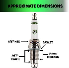 img 4 attached to 🔌 Свечи зажигания E3 E3.58 для автотранспорта, одиночная упаковка