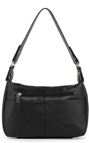 img 4 attached to Stylish Leather Crossbody Handbags and Wallets by Katloo for Women's Cosmetics