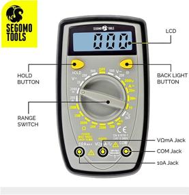 img 2 attached to Segomo Tools DM500 - 500 Volt Amp Multimeter Tester with Diode Voltage, Resistance & Continuity