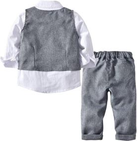 img 3 attached to Little Gentleman Formal Toddler Sleeve Boys' Clothing