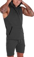 sleeveless workout american men's clothing and active sports shirts логотип