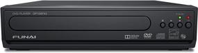 img 2 attached to 🔘 Black Funai Corp. DP100FX4 Progressive Scan DVD Player: Enhance Your Entertainment Experience