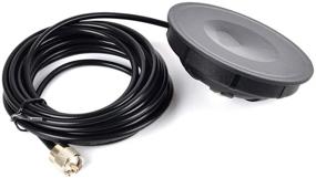 img 1 attached to 📡 HYS TC-115mm 4.5" Magnet Base Mount with SO-239 Connection & 5M RG58 Coaxial Cable – Ideal for CB/VHF/UHF/HF Mobile Radio Antenna Setup