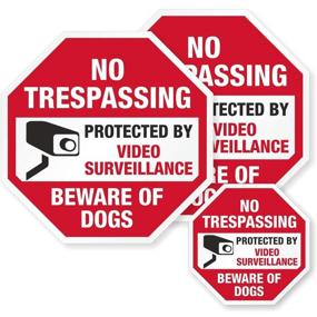 img 4 attached to No Trespassing Beware Of Dogs Sign