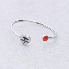 img 1 attached to SEIRAA Phlebotomist Cuff Bracelet - Medical Lab Tech and Nurse Gift for Phlebotomy Professionals and Students in 2021