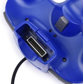 img 1 attached to 🎮 2 шт. геймпада N64, классические проводные контроллеры iNNEXT для видеоигровой приставки Ultra 64, система N64, синие - улучшенный SEO