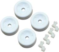 🔧 wd12x271 wd dishwasher wheels - 4 pack of dishrack wheels: wd12x0271 & wd12x0440 логотип