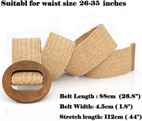 img 2 attached to ALAIX Fashion Stretchy Waistband Jumpsuit Women's Accessories and Belts