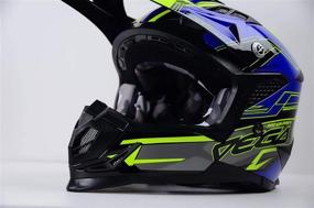 img 3 attached to Vega Helmets Off-road MCX Lightweight Dirt Bike Helmet: Fully Loaded and High Performance