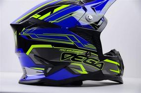 img 2 attached to Vega Helmets Off-road MCX Lightweight Dirt Bike Helmet: Fully Loaded and High Performance