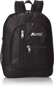 img 4 attached to Everest Double Main Compartment Backpack Outdoor Recreation for Camping & Hiking