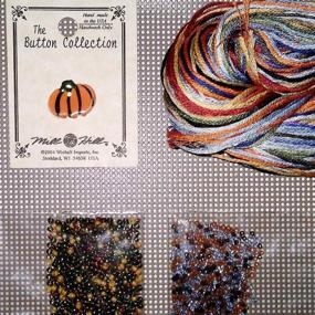 img 1 attached to 🍂 Seasonal Harvest Beaded Cross Stitch Kit - Mill Hill 2017 Buttons Beads Autumn MH141726