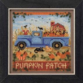 img 3 attached to 🍂 Seasonal Harvest Beaded Cross Stitch Kit - Mill Hill 2017 Buttons Beads Autumn MH141726
