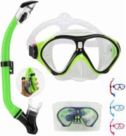 snorkeling foldable silicone snorkel swimming sports & fitness logo