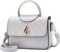 👜 covelin leather handbag shoulder crossbody - stylish women's handbags & wallets for totes logo