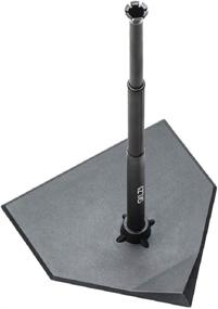 img 2 attached to 🏀 SKLZ Pop-Back Youth Baseball and Softball Batting Tee - Adjustable for Enhanced Performance