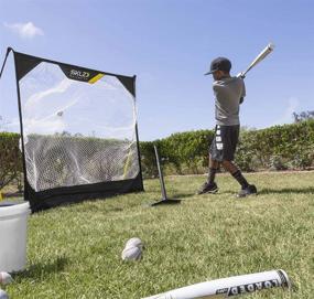 img 1 attached to 🏀 SKLZ Pop-Back Youth Baseball and Softball Batting Tee - Adjustable for Enhanced Performance