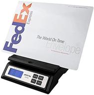 📦 accuteck heavy duty postal shipping scale - large display, batteries & ac adapter included (a-st85c), black logo