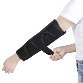 img 4 attached to 👍 Advanced Elbow Brace Support Splint: Relieve Cubital Tunnel Syndrome and Arthritis Pain, Stabilizer Brace for Night-time Prevention of Bending, Perfect for Women and Men